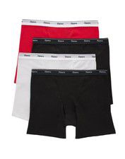 Hanes Originals Women's Mid-Thigh Boxer Brief Underwear, Breathable Cotton