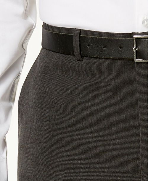 $120 Nautica Men's Gray Modern Fit Flat Stretch Dress Suit Trouser Pants 38W 38L