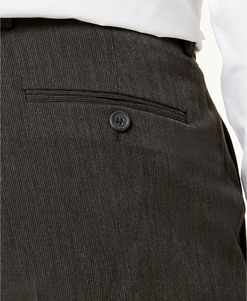 $120 Nautica Men's Gray Modern Fit Flat Stretch Dress Suit Trouser Pants 38W 38L