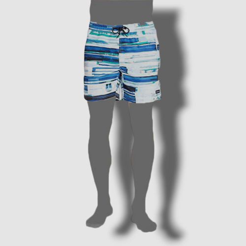 $120 Perry Ellis Swimwear Mens Blue Lightweight Water-Resistant Swim Shorts Sz L