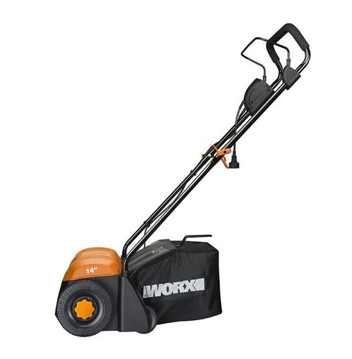 WG850 Worx 12 Amp 14" Electric Dethatcher with collection bag-OB