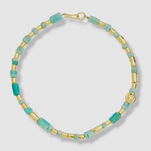 $492 Pamela Love Women's 14k Gold Plated Valentine Beaded Necklace