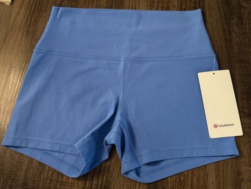 NWT Lululemon Size 14 Align High-Rise HR Short 4” POOL Blue $64