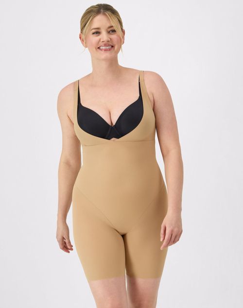 Maidenform Singlet Shapewear Wear Your Own Bra Split Control Women's 2556 Shaper