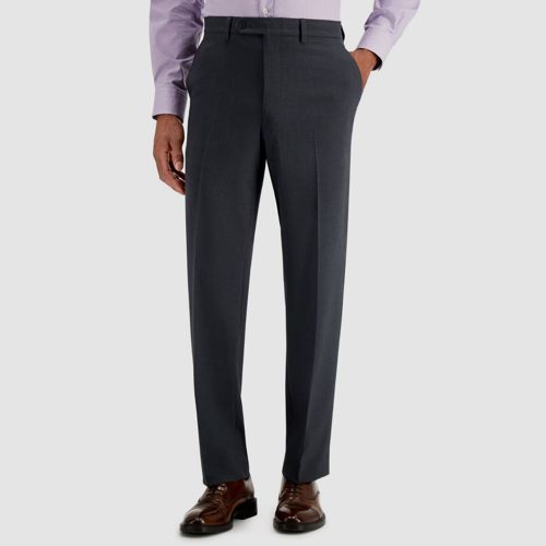 $75 Nautica Men's Gray Modern-Fit Stretch Solid Suit Trousers Pants Size 34W 32L