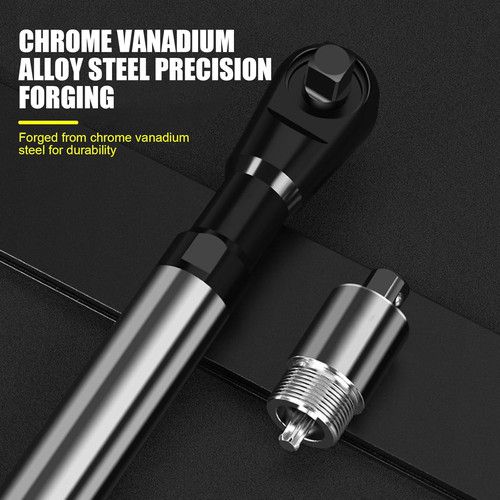 Multifunctional Offset Extension Wrench with Conversion Heads and Adapters