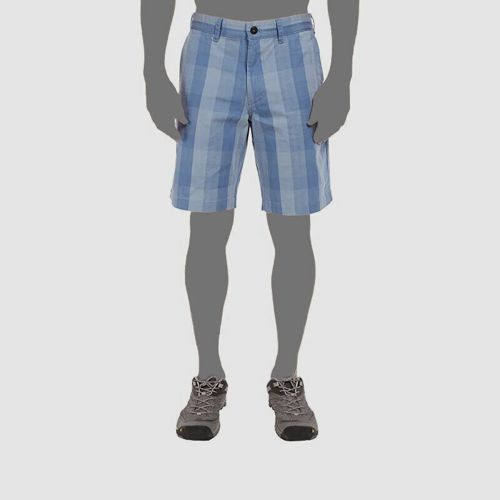 $79 The North Face Men's Blue Plaid Stretch Straight Leg Chino Shorts US Size 30