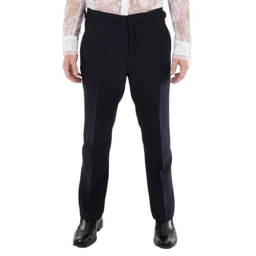 Burberry Men's Navy Tailored Trousers