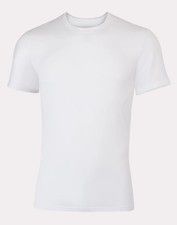 Hanes Perfect Flex Men's Tee, White Crewneck Undershirt, 1-Pack