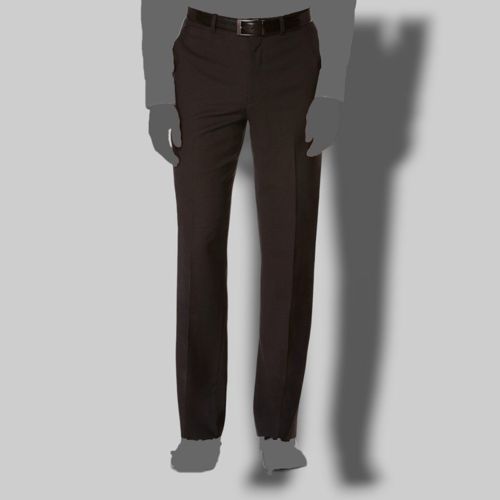 $200 Perry Ellis Portfolio 33W X 30L Men's Black Fit Flat Front Dress Pants