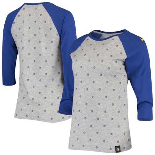 [873763-063] Womens Nike NBA Golden State Warriors "The City" 3/4 Sleeve T-shirt