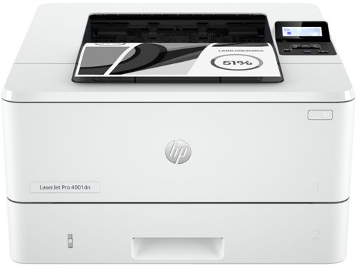 HP LaserJet Pro 4001dn Laser Printer, Black And White Mobile Print Up to 80,000