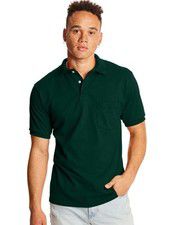 Hanes EcoSmart Men's Pocket Polo Shirt, 2-Pack