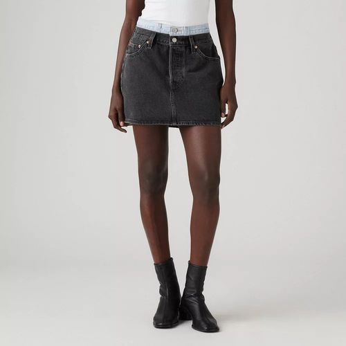 Levi Women Mini Icon Skirt with Double Waistband