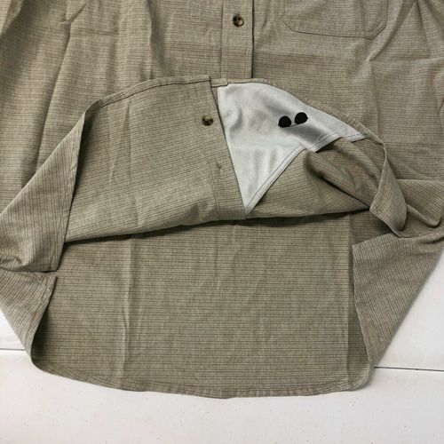 Avalanche Men's Performance Short Sleeve Woven Shirt Breathable Fabric Khaki M