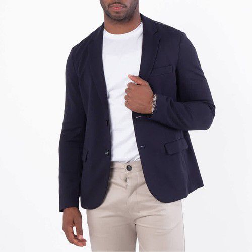 Emporio Armani Navy Single-Breasted Jacket