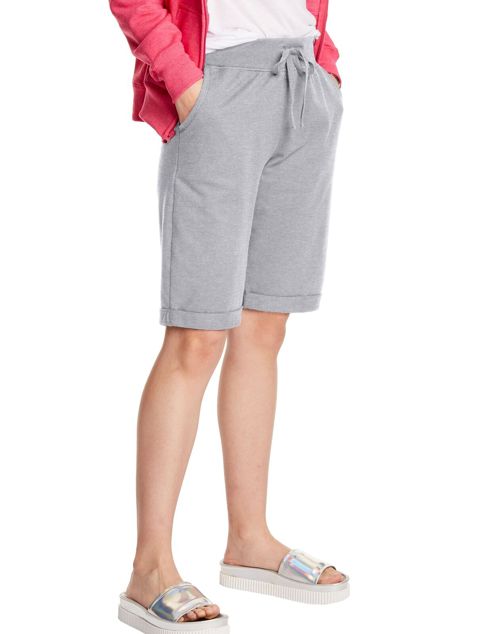 Hanes Bermuda Shorts Pockets Women's French Terry Drawstring Closure Activewear