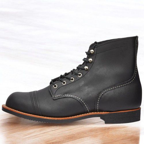 [8084] Mens RED WING IRON RANGER - BLACK
