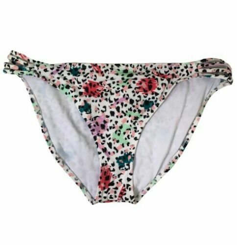 Salt + Cove Juniors' Waiting Fur Tonight Strappy-Side Hipster Bikini Bottoms, Wh