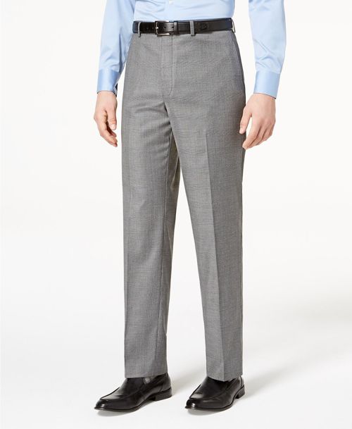 $281 Marc New York Men'S Classic Fit Gray Suit Trousers Dress Pants Size 31w 30l