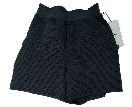 LULULEMON LAB TEXTURED WOMEN'S GRID HR SHORT 5.5" SIZE 4 Black