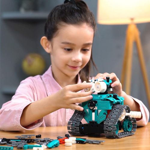 App/Remote Control STEM Building Kits for Kids 8-12 - 3 in 1 RC Robot Car Toys, 