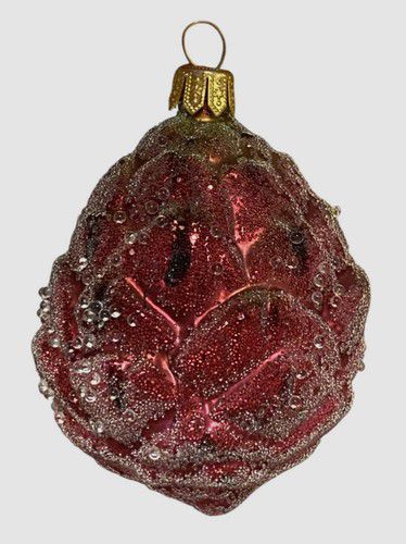 Affaire D'eau Purple Small Artichoke Ornament