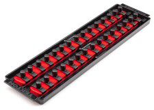 Tekton 30 Slot Universal Socket Organizer For 3/8 Inch Drive Sockets And Bit