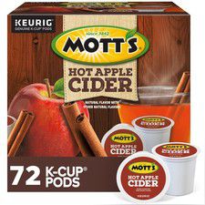Motts Hot Apple Cider, Keurig K-Cup Pod, 72 Count