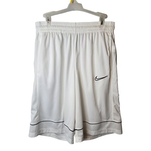 Nike Fastbreak Game White/Black Athleisure Men's Basketball Shorts Size M