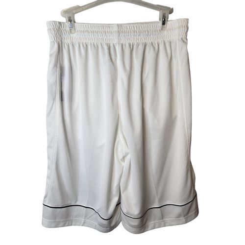 Nike Fastbreak Game White/Black Athleisure Men's Basketball Shorts Size M