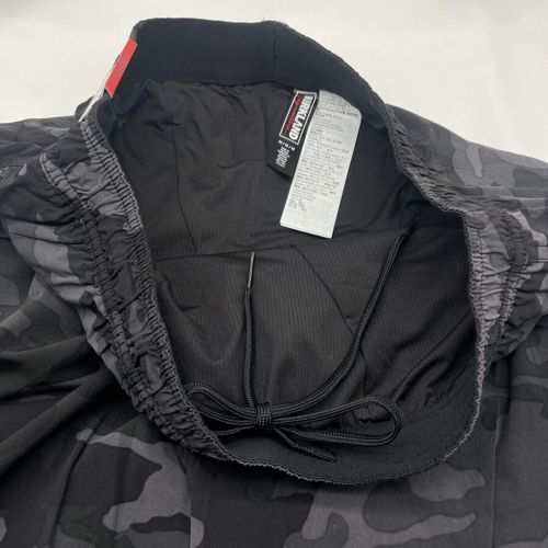 Kirkland Signature Men's Swim Shorts Built In Brief Zipper Pocket Black Camo M
