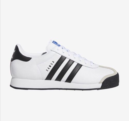Men Adidas Originals Samoa Lifestyle Sneakers Shoes White/Black 675033 Size 10