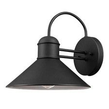 Globe Electric Sebastien Wall Sconce Matte Black 1 Light 2Pk