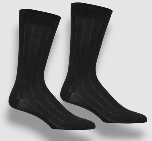 Paul Smith Men's 2-Pair Pack Black Italy Colorblock Dress Socks Size 0