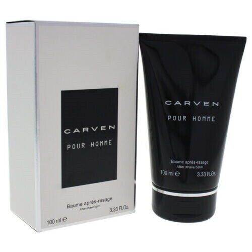 Carven Pour Homme by Carven 3.33 oz After Shave Balm for Men New in Box