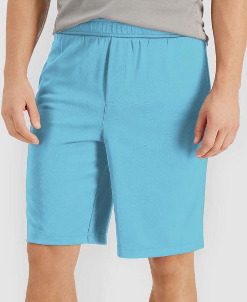 $20 ID Ideology Mens Blue Adjustable Stretch Waist Mesh Break Shorts Size L