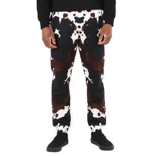 Burberry Dark Mocha Loop-Back Cotton Camouflage-Print Slim-Fit Jogging Pants,