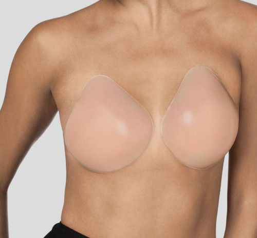 $29 Fashion Forms Women's Beige Voluptuous Silicone Adhesive Lift Bra Size A