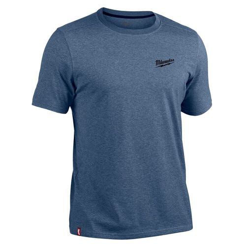 Milwaukee Hybrid Work Tee Short Sleeve Blue 2X