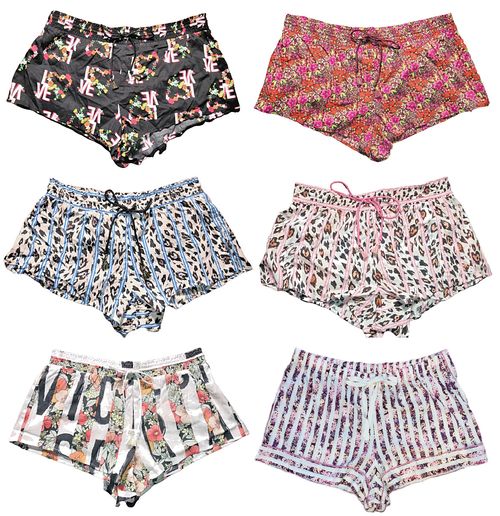 VICTORIA’S SECRET SLEEP PAJAMA LOUNGE SHORTS FLORAL LEOPARD XS S M L XL NWT