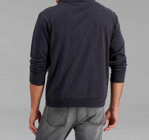 $40 And Now This Men's Gray Half-Zipper Sweater Sweatshirt Sweater Size Medium