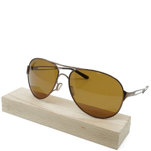 [OO4054-05] Womens Oakley Caveat Polarized Sunglasses - 60mm Aviator Bronze
