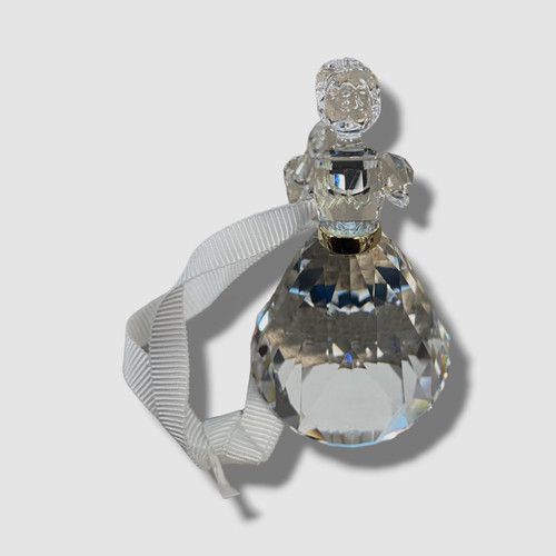 $189 Swarovski Clear Holiday Magic Angel Ornament