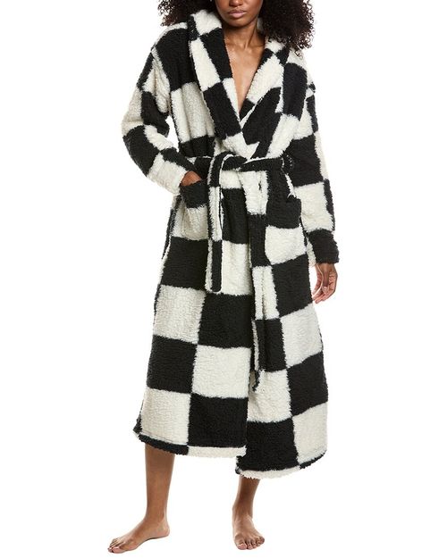 Sanctuary Shawl Collar Sherpa Robe Women's