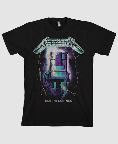 $25 Metallica Mens Black Short-Sleeve Crew-Neck Graphic T-Shirt S