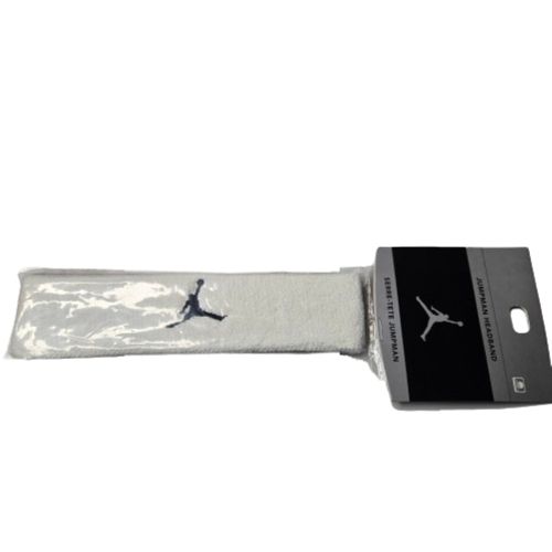 Vintage Jordan Jumpman White Workout Training Stretch Unisex Headband One Size