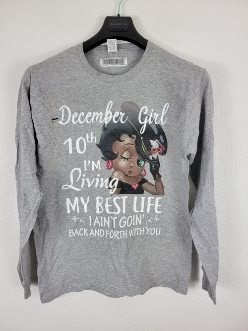 December Girl Women's Long Sleeve T Shirt Size M