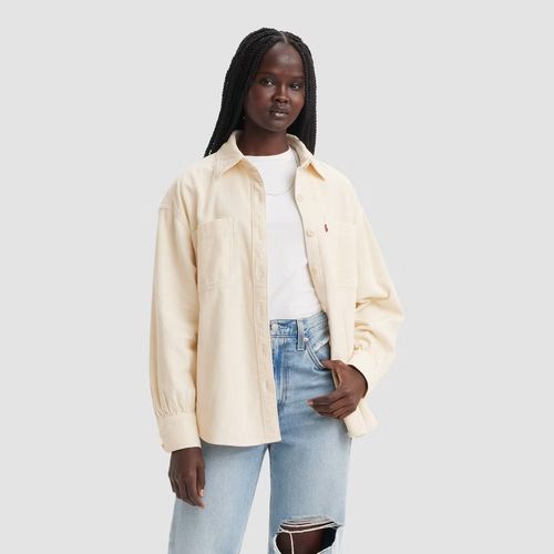 Levi Women Long Sleeve Orion Corduroy Button-Down Shirt