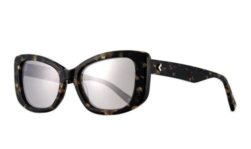 Women Kendall + Kylie Rikki Speckled Butterfly Sunglasses Black/Multi 